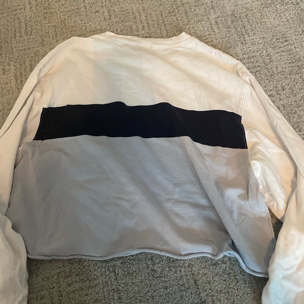 Brandy Melville color block cropped long sleeve